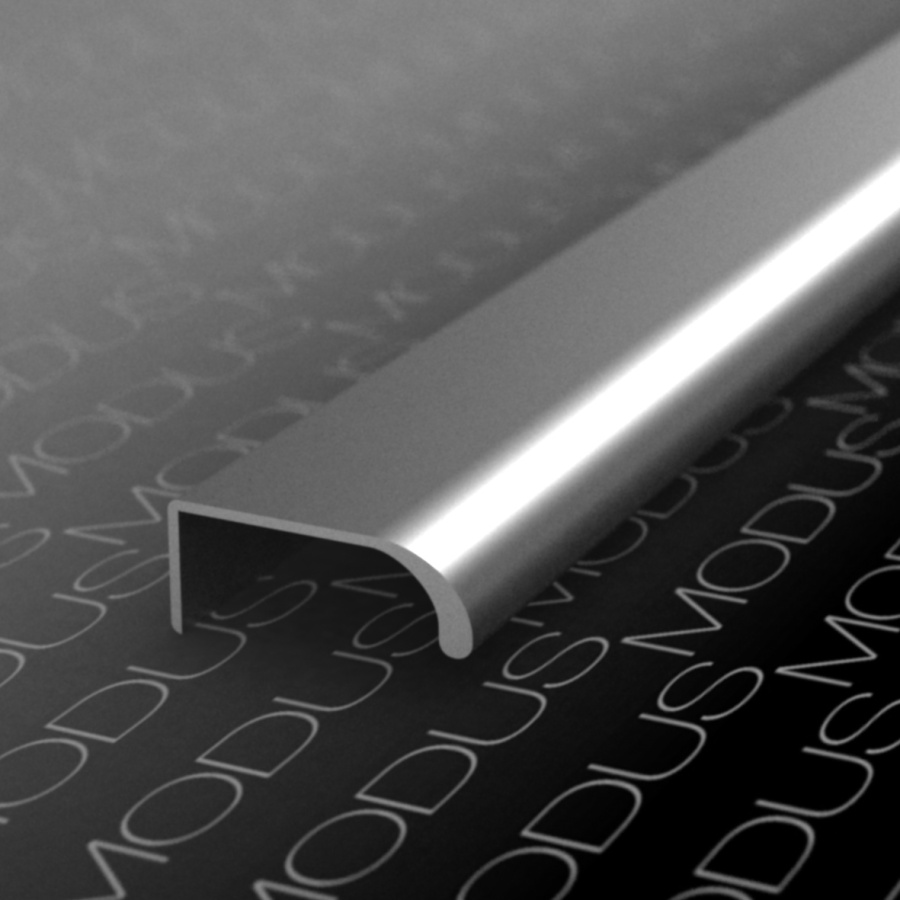 Ручка торцевая RP02, L=200мм, металл, серебро