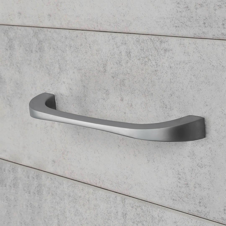 Ручка-скоба, 2550, 128мм, металл, матовый хром