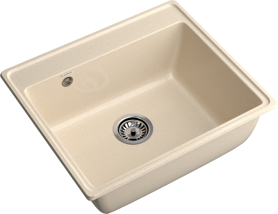 Мойка GranFest VERTEX V-580, 580х500 мм, кашемир