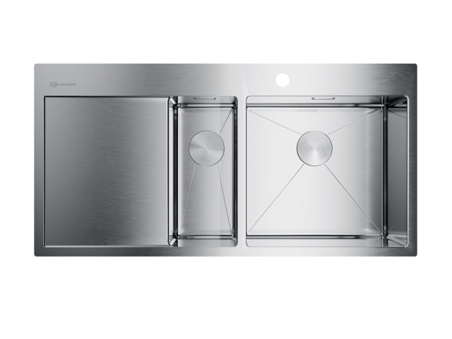 Мойка Akisame 100-2-IN-R, нержавеющая сталь, нержавеющая сталь