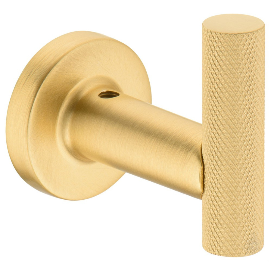 Крючок, 1013 001 BB, однорожковый, металл, матовое золото