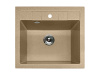 Мойка GranFest QUADRO 561, 560х500 мм, песочный