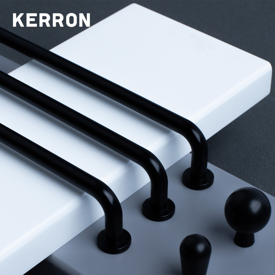 Ручка-скоба, 2380, 192мм, металл, черный матовый