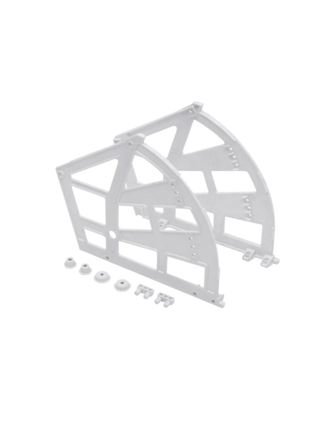 Поворотное устройство для обуви, 3 секции, белый