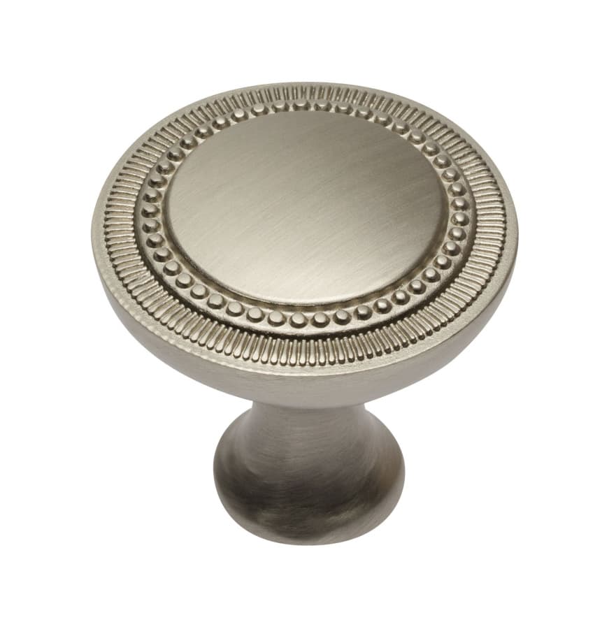 Ручка-кнопка, IMPERIA, d=32мм, металл, шлифованный сатин, GTV