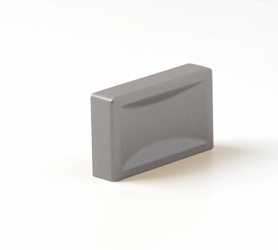 Ручка-кнопка, CМ8, 40х9х25мм, металл, серебро