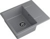 Мойка GranFest URBAN 258L, 580х490 мм, темно-серый