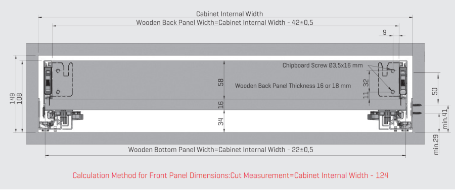 Передняя панель ящика FLOWBOX для ящика H106мм, L=1200мм, антрацит, Samet