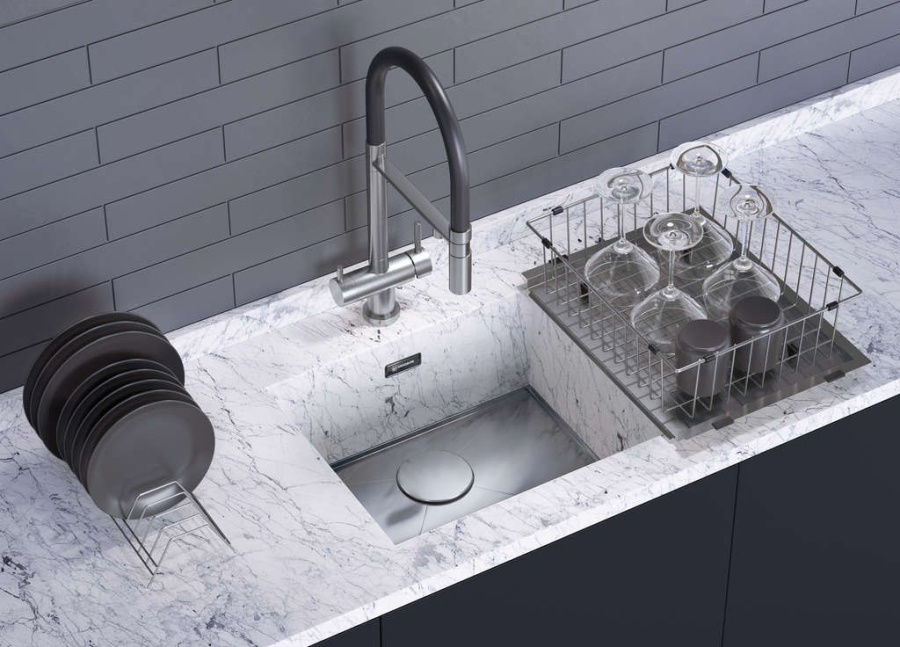 Мойка Kasen 53-INT IN, нержавеющая сталь, нержавеющая сталь