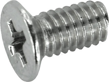 Винт M4х8, потайной, к крепежному уголку, цинк, AQ