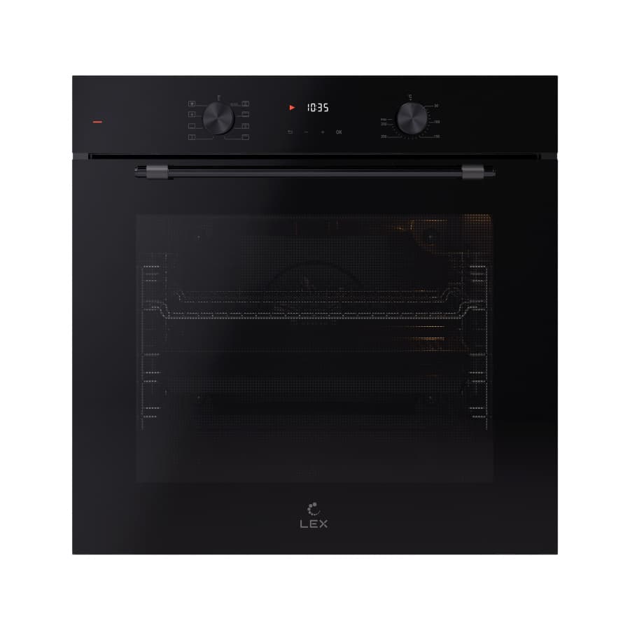 Духовой шкаф EDP 680 BBL MAX, 60 см, стекло, черный, Lex