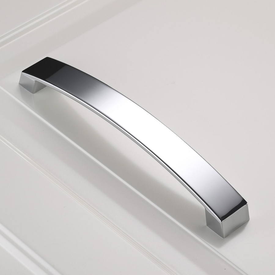 Ручка-скоба, UZ-G1, 128мм, металл, хром