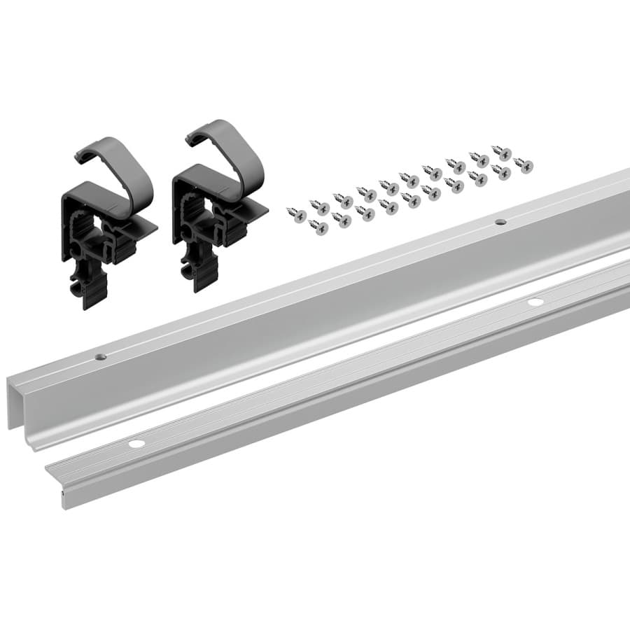 Комплект профилей WingLine L, L=2400мм, с перфорацией, с ниж. направ. проф, алюминий анодированный