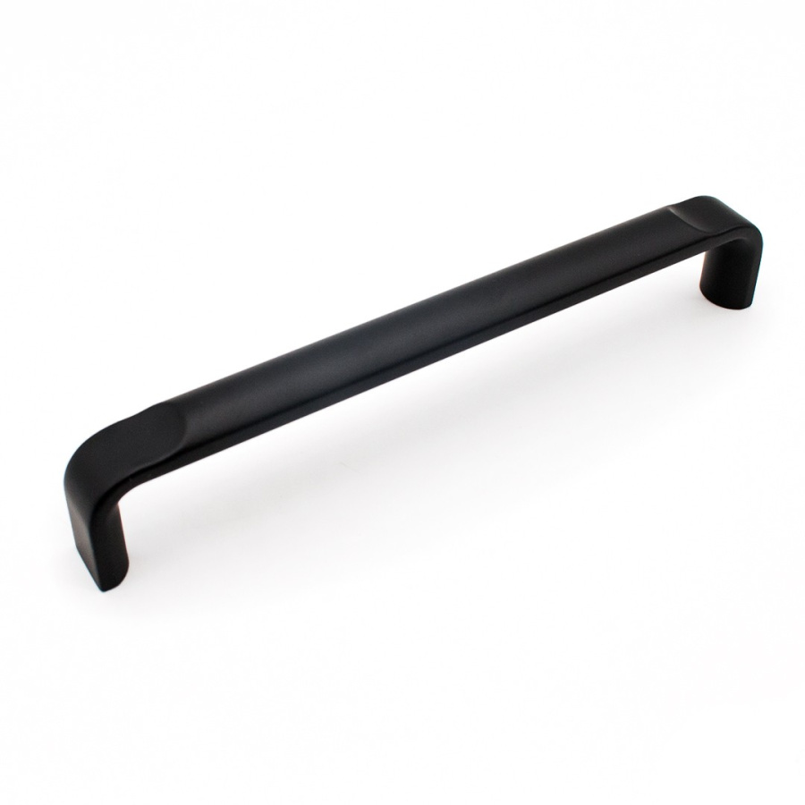 Ручка-скоба, Flint, 11.4147.12, 160мм, металл, черный матовый