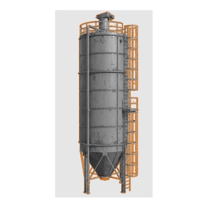Силос цемента сварной конструкции EUROSILO 90/2,4 