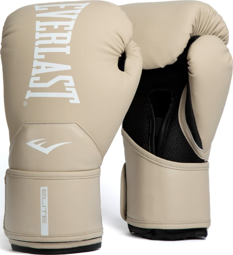 Боксерські рукавиці Everlast ELITE 2 BOXING GLOVES бежевий Уні 12 унцій