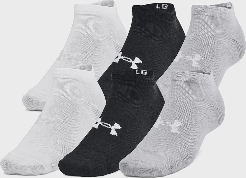 Шкарпетки Unisex UA Essential 6pk Low чорний Уні MD
