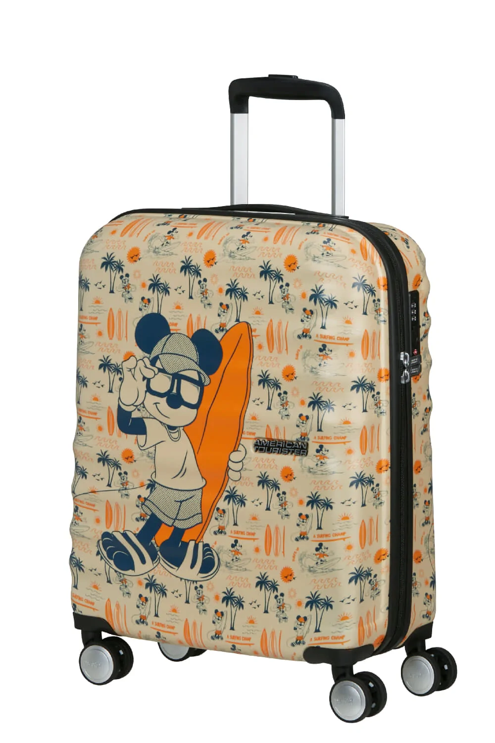 Валіза American Tourister WAVEBREAKER DISNEY 31C*47017 MICKEY SUPER SURFER маленька