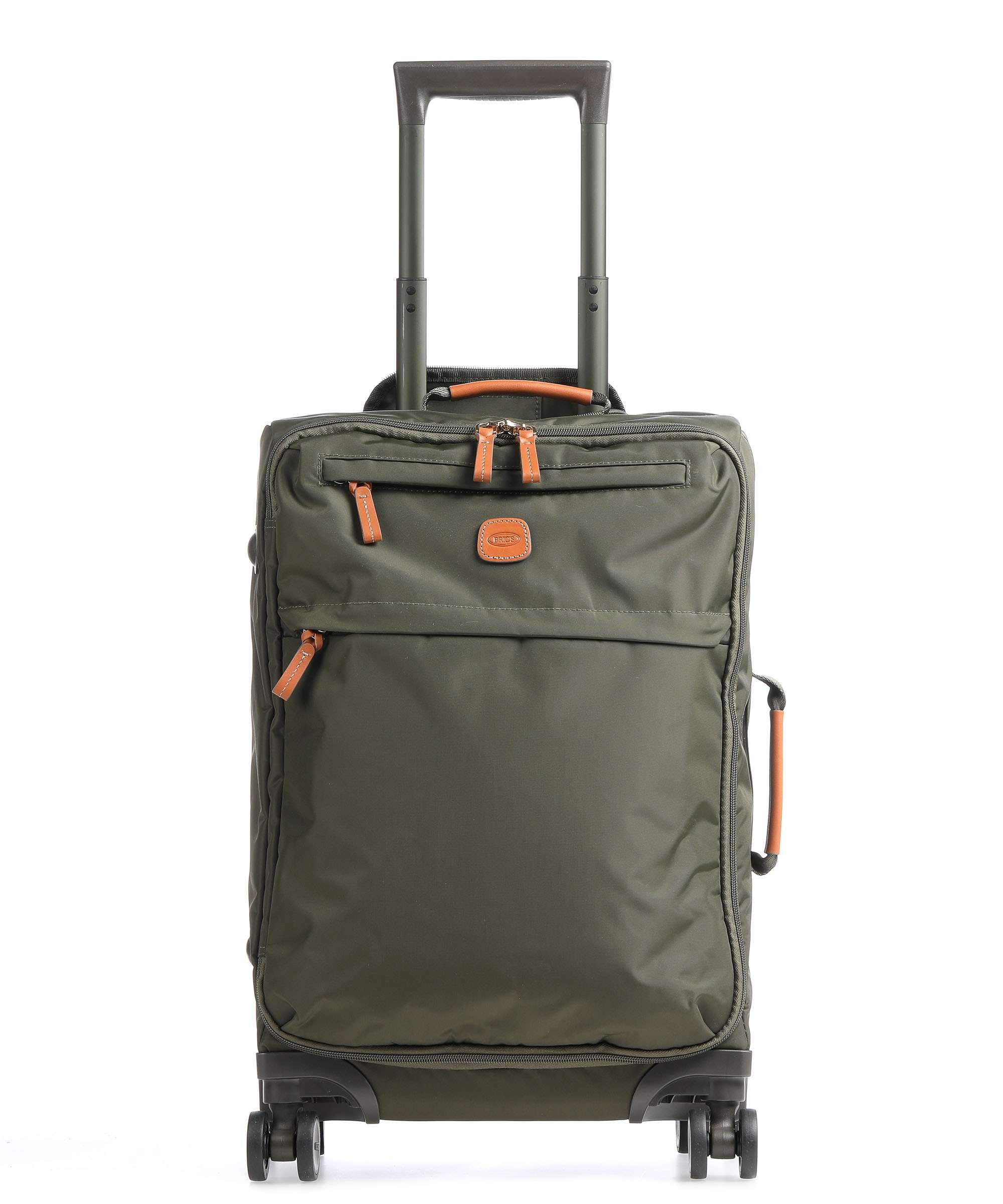 Валіза текстильна на 4-х колесах Bric's X-Travel BXL58117.078 оливка (мала)