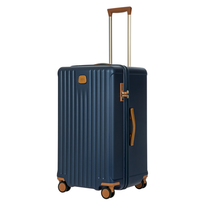 Валіза з полікарбонату Macrolon на 4-х колесах BRIC’S Capri Trunk BRK28038 синя (велика)