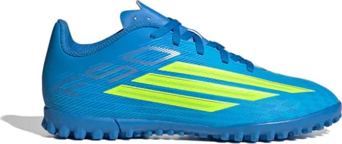 Сороконіжки дитячі Adidas F50 CLUB TF J блакитний, жовтий Діт 34 (2UK) 20.8 см
