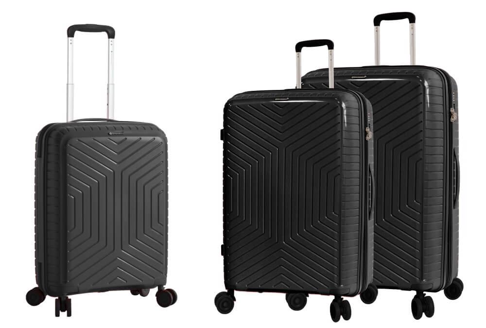 Комплект валіз Snowball 20103 чорний