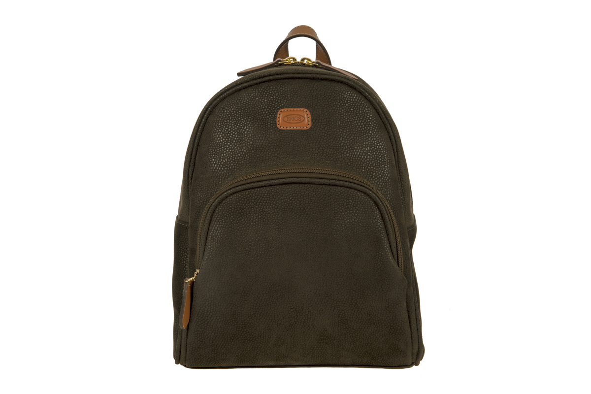 Шкіряний Рюкзак Brics Life Backpack Olive BLF51656.378