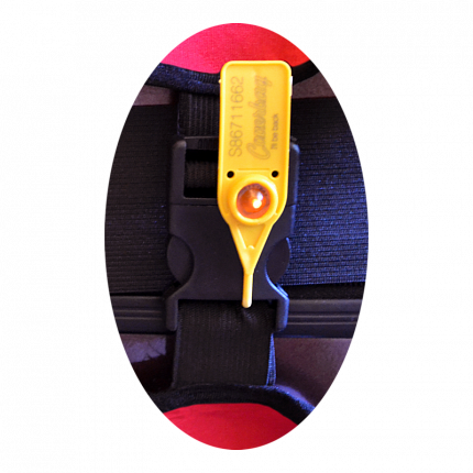 Чохол на валізу неопрен L бордо CBN523