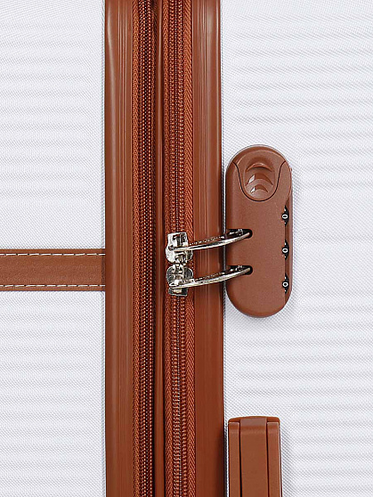 Валіза з розширенням Airtex 629 велика 75 см біла