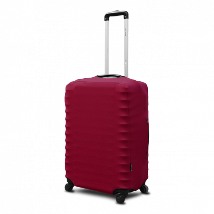 Чохол на валізу неопрен L бордо CBN523