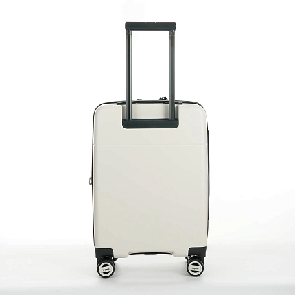 Валіза Bagland Velo маленька з відділенням для ноутбука біла