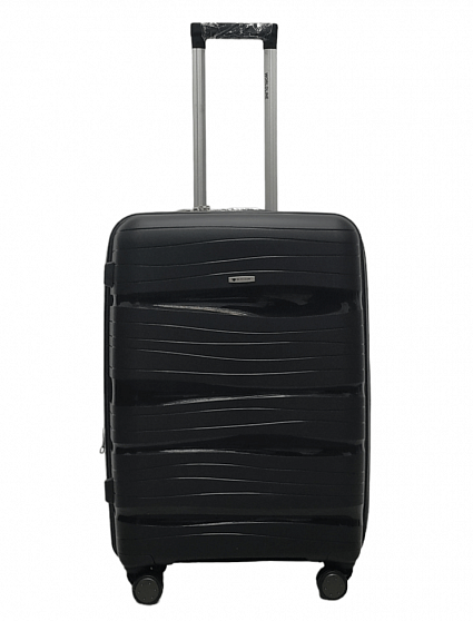 Комплект валіз Worldline  283 чорний з розширенням