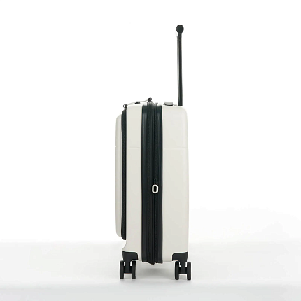 Валіза Bagland Velo маленька з відділенням для ноутбука біла