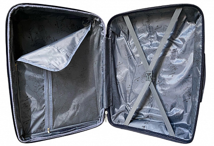 Валіза Madisson (Snowball) 51203 з поліпропілену маленька темно-синій