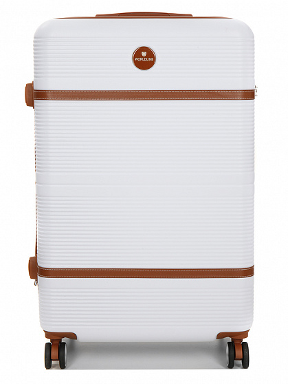 Валіза з розширенням Airtex 629 велика 75 см біла