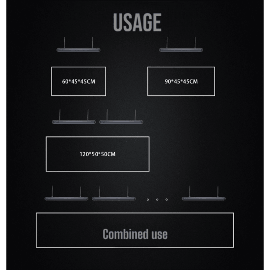 LEDSTAR AQ X60 - висящо осветление за аквариум 