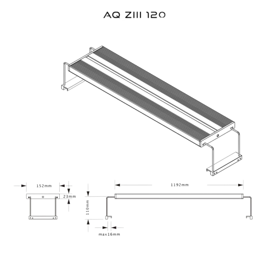 LEDSTAR AQ-Z120 RGBW - осветление за аквариум