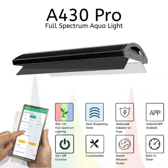 Week Aqua A430 PRO – RGB UV LED осветление за вашия аквариум