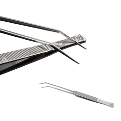 Curved plant tweezers 25 cm