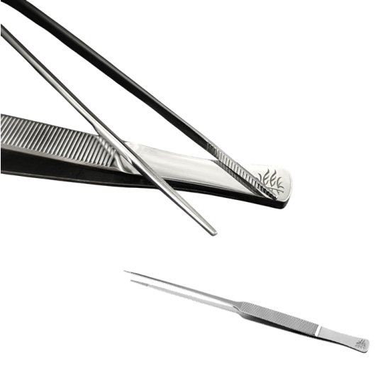 Права пинсета за растения 25 см Week Aqua