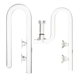 Стъклени тръби със скимер на изходящата 16 - 22 см