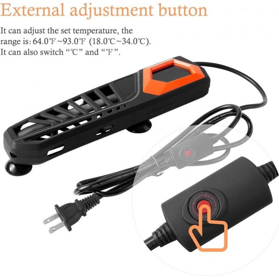 Титаниев нагревател за аквариум HITOP 800 W