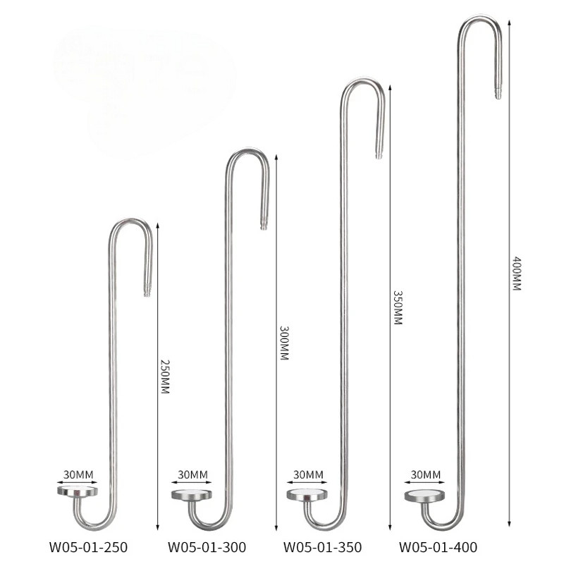 Размери на стоманен CO2 дифузер ZRDR Стоманен CO2 дифузер ZRDR в различни размери за аквариуми