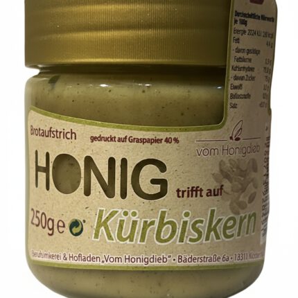 Honig trifft auf Kürbiskern