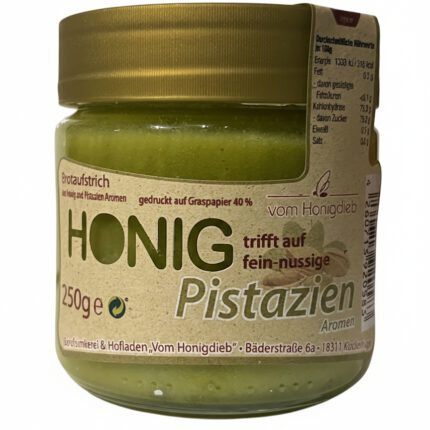 Honig trifft auf Pistazien