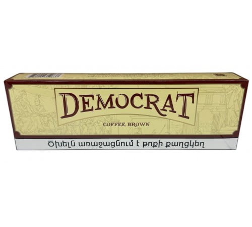 Сигареты Democrat Brown King Size (Демократ Кинг Сайз Кофе)