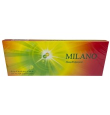 Сигареты Milano Superslim Mango Applemint (Милано Суперслим Кнопка Манго-Мята)