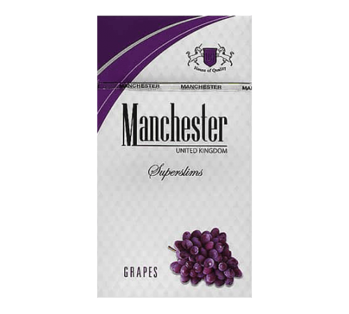 Сигареты Manchester Grapes Superslims оптом