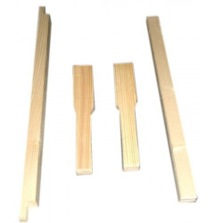 Стамеска пасечная нержавеющая с деревянной ручкой купить