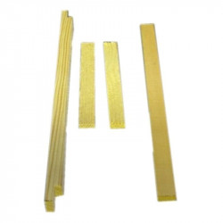 Стамеска-гвоздодер красного цвета без ручки окрашена